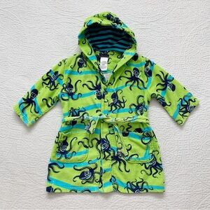 Nautica Kids' Hooded Terrycloth Bath Robe / Swim Coverup, Snorkeling Octopus‎